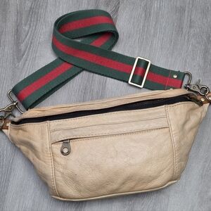 PARKER THATCH CROSS YOUR HEART SLING BAG - BUTTERSCOTCH SOFT LEATHER